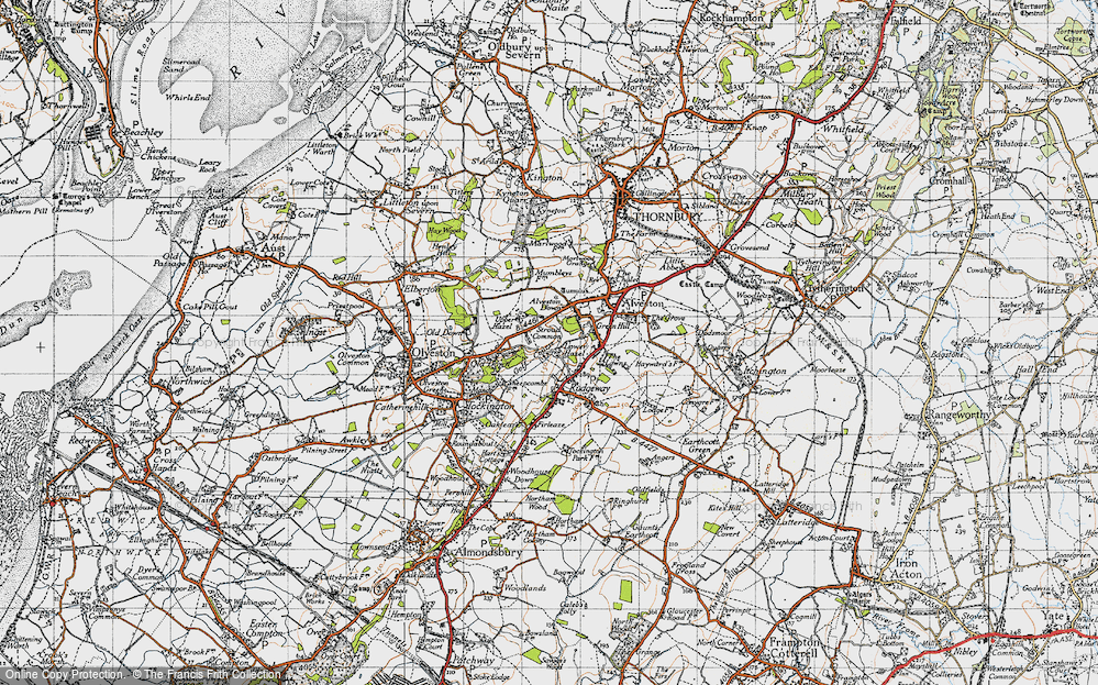 Old Map of Lower Hazel, 1946 in 1946