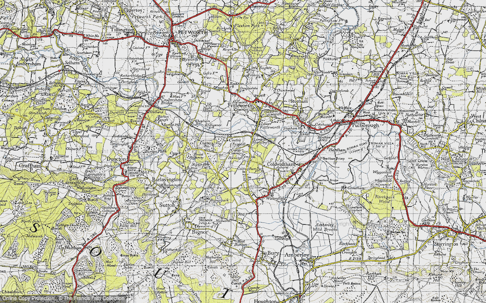 Old Map of Lower Horncroft, 1940 in 1940