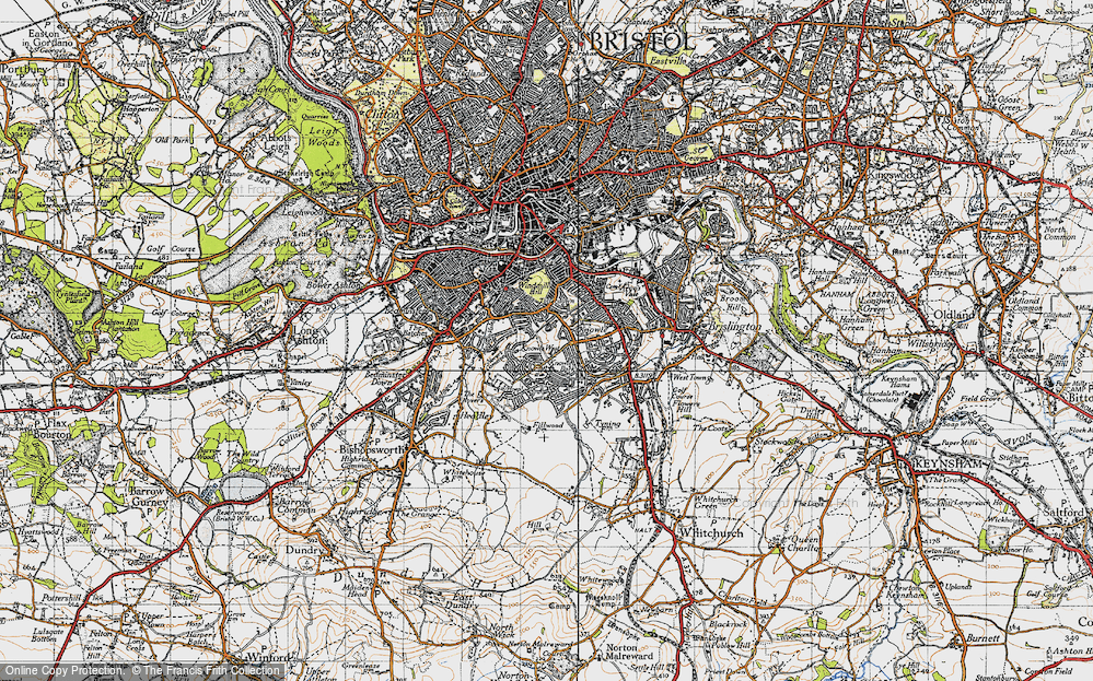 Old Map of Lower Knowle, 1946 in 1946