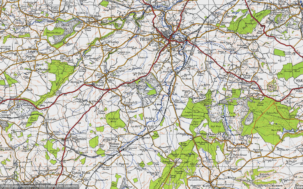 Old Map of Lower Marston, 1946 in 1946
