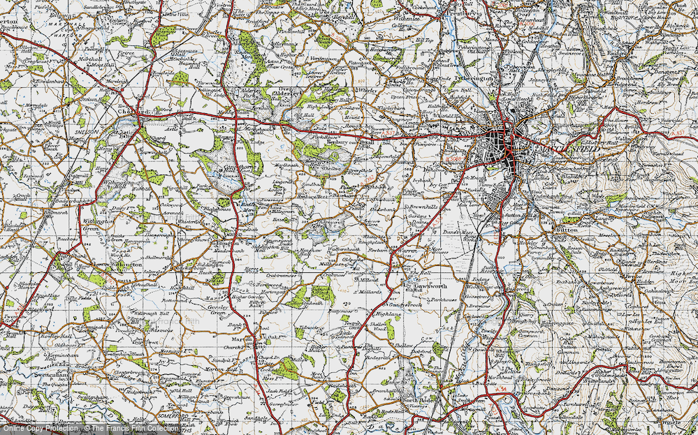 Old Map of Lower Pexhill, 1947 in 1947