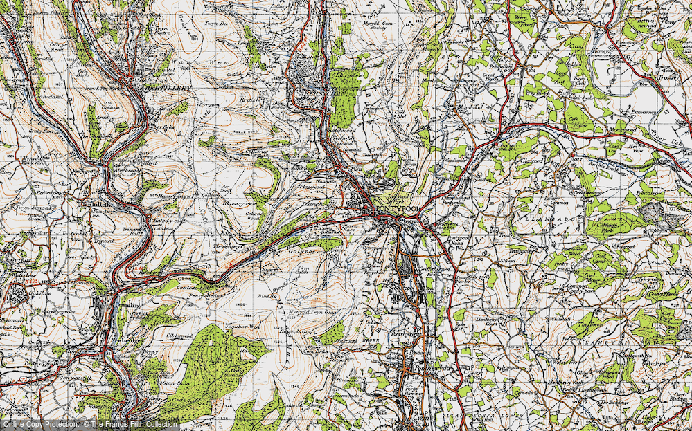 Old Map of Lower Race, 1947 in 1947