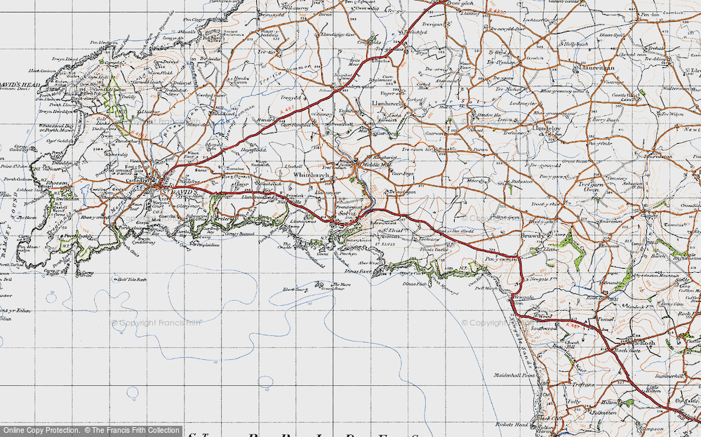 Old Map of Lower Solva, 1946 in 1946