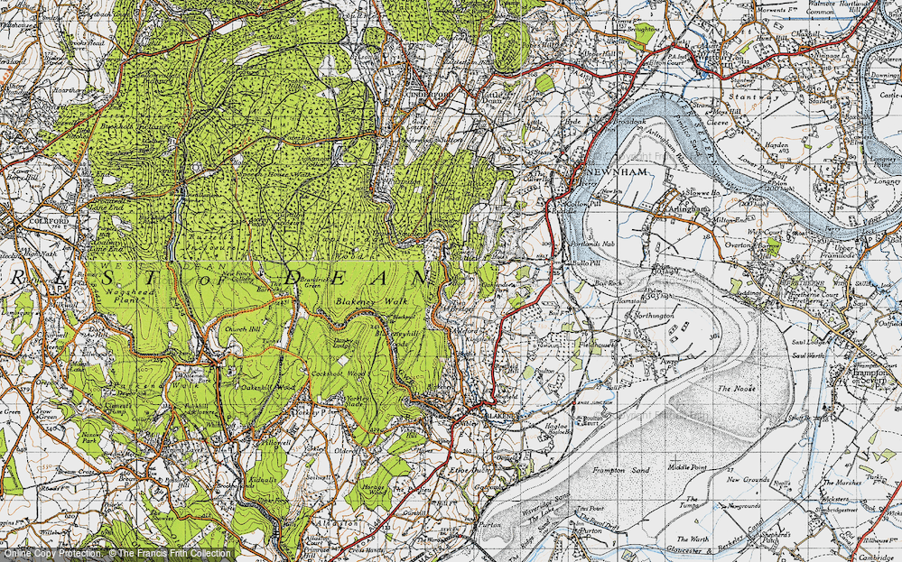 Old Map of Lower Soudley, 1946 in 1946