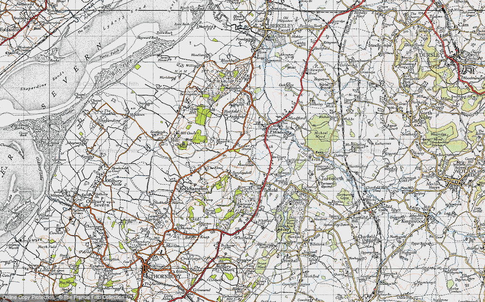 Old Map of Lower Stone, 1946 in 1946