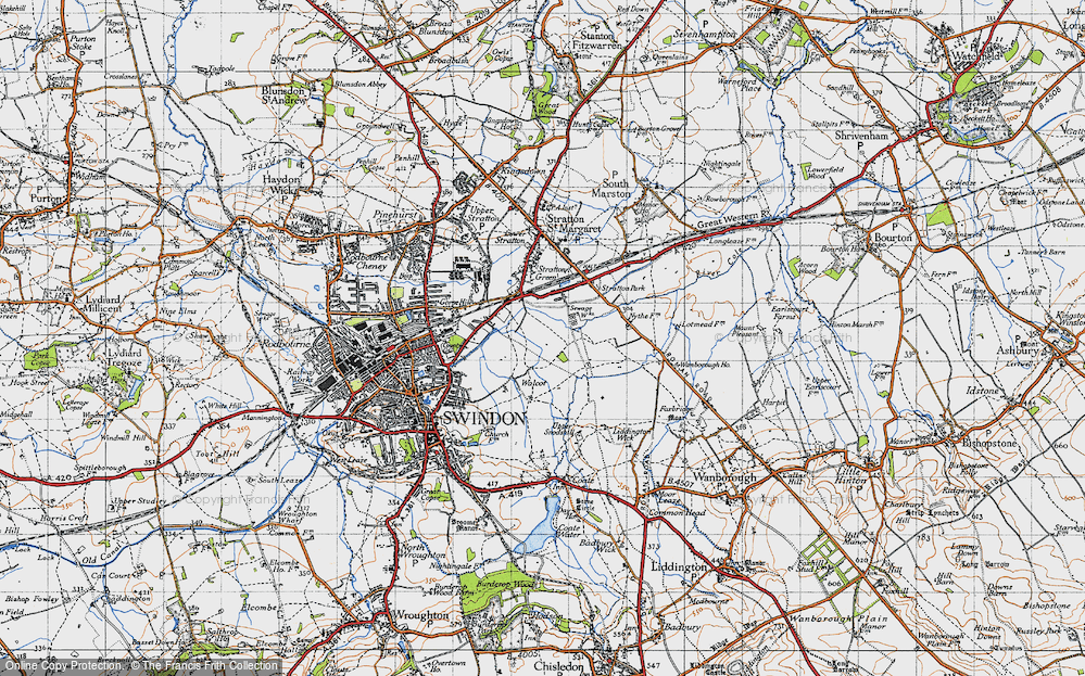 Old Map of Lower Stratton, 1947 in 1947