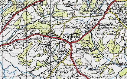 Old map of Lower Street in 1940