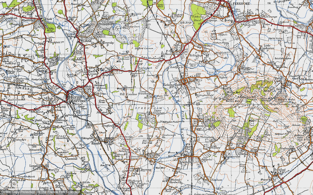 Old Map of Lower Strensham, 1946 in 1946