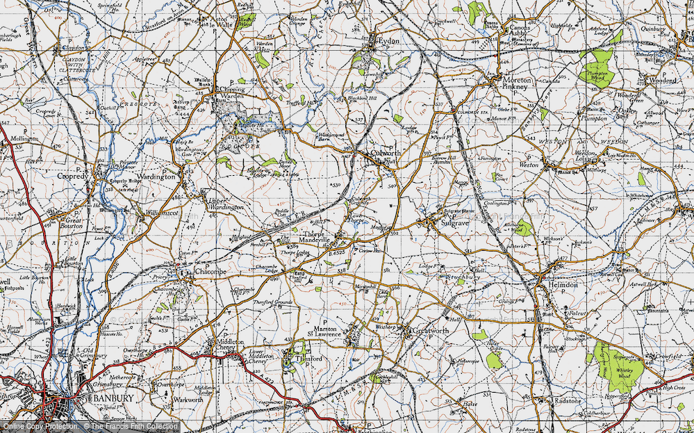 Old Map of Lower Thorpe, 1946 in 1946