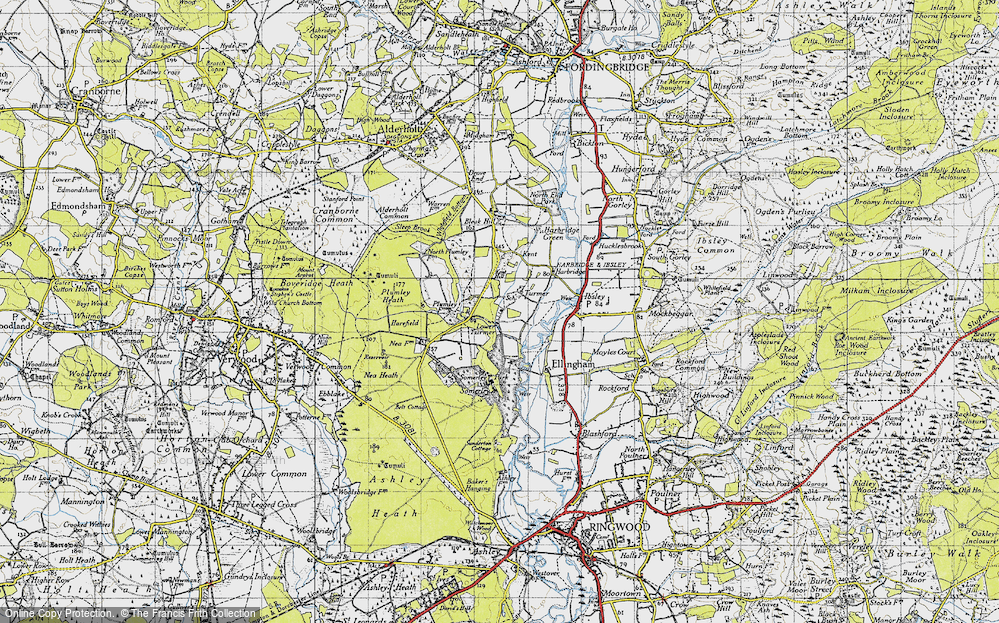 Old Map of Lower Turmer, 1940 in 1940
