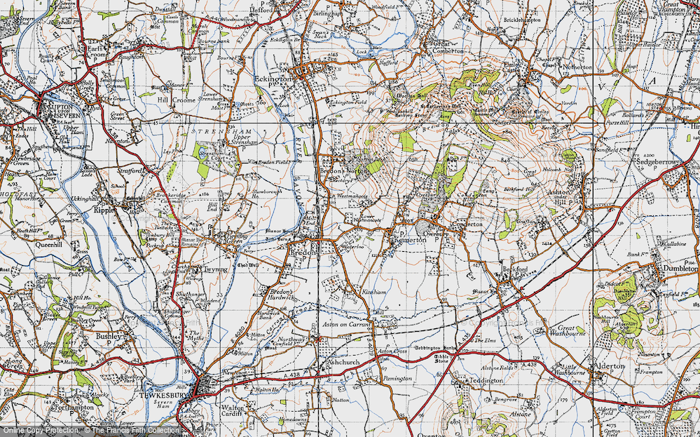 Old Map of Lower Westmancote, 1946 in 1946