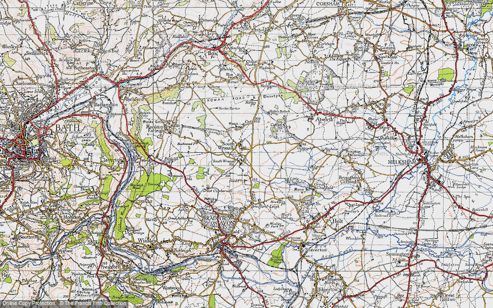 Old Map of Lower Wraxall, 1946 in 1946