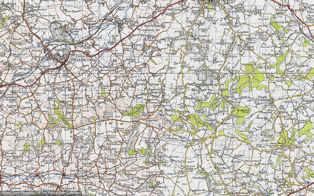 Old Map of Lowton, 1946 in 1946