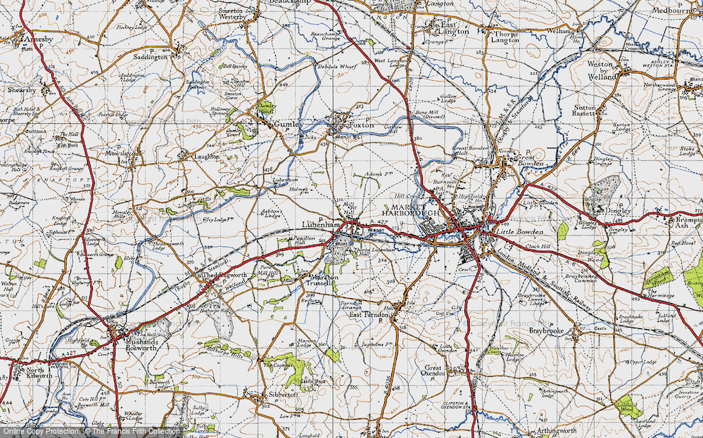 Old Map of Lubenham, 1946 in 1946