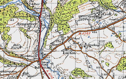 Old map of Lucton in 1947