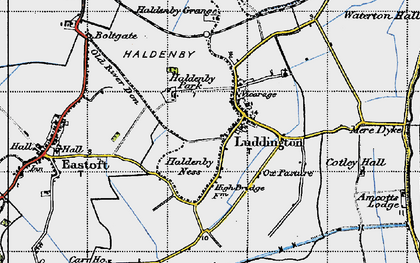 Old map of High Bridge in 1947