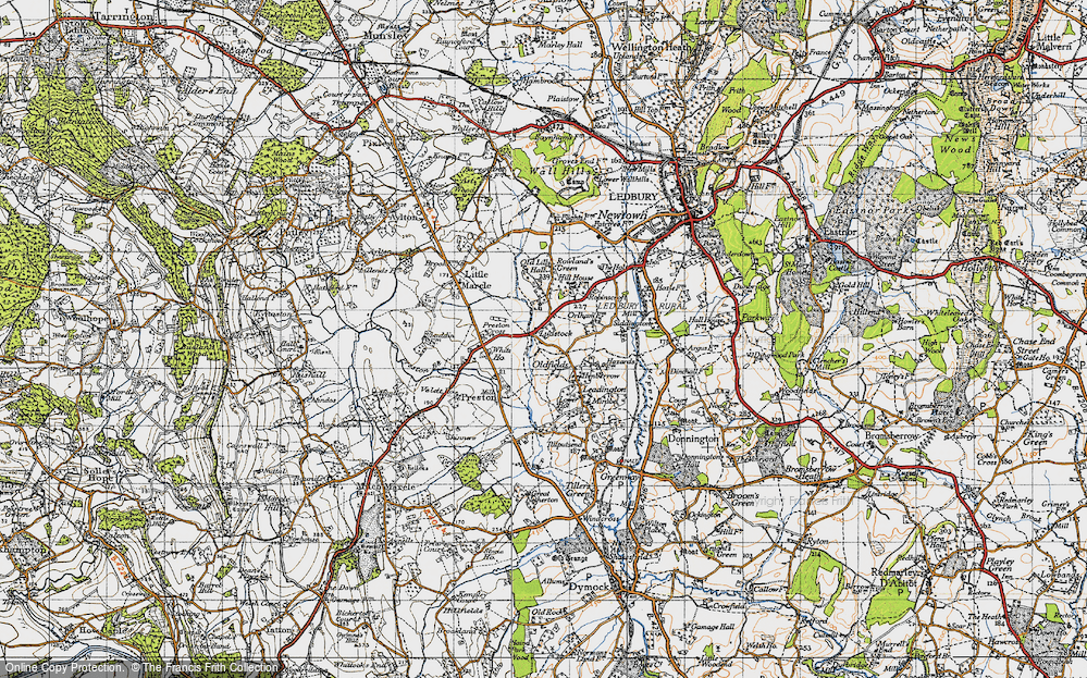 Old Map of Ludstock, 1947 in 1947