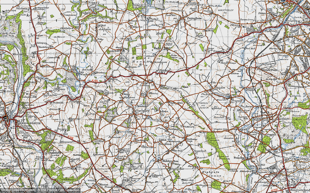 Old Map of Ludstone, 1946 in 1946