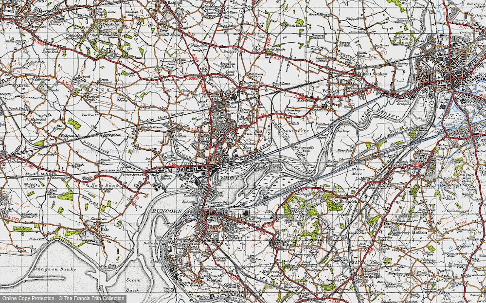 Old Map of Lugsdale, 1947 in 1947