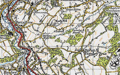 Old map of Lumb in 1947