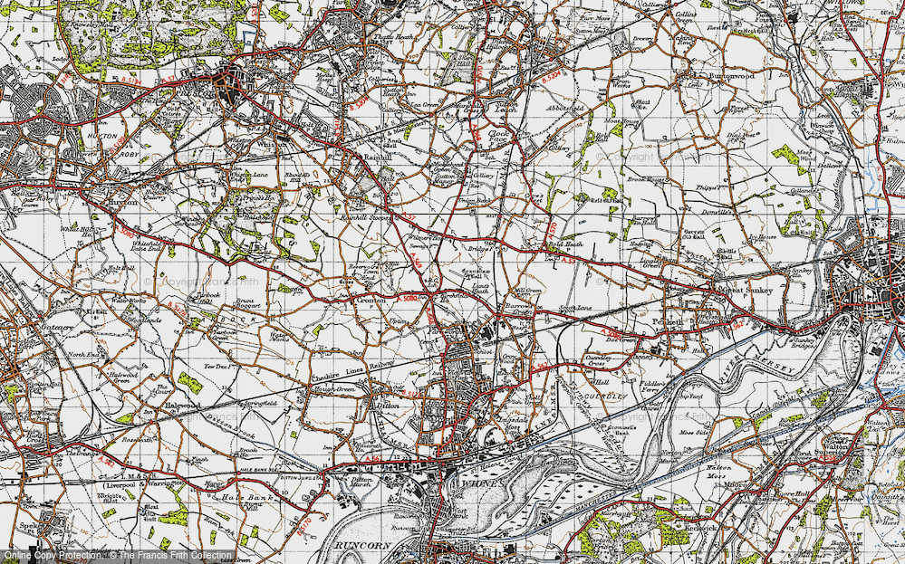 Old Map of Lunts Heath, 1947 in 1947