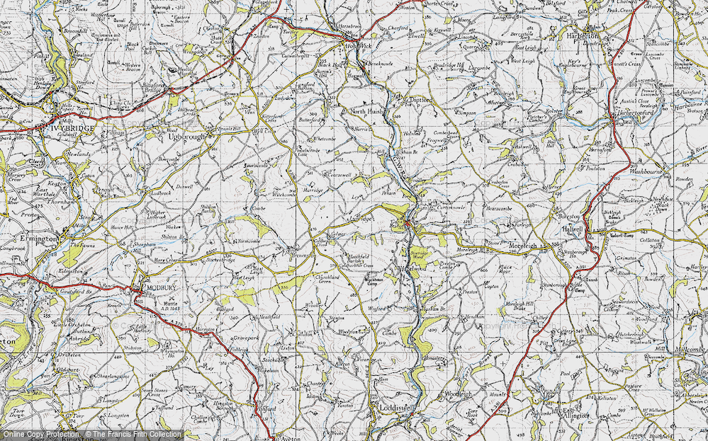 Old Map of Lupridge, 1946 in 1946