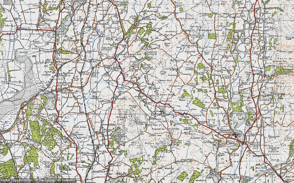 Old Map of Lupton, 1947 in 1947