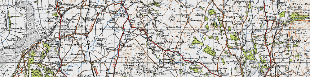 Old map of Lupton in 1947