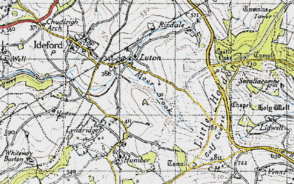 Old map of Luton in 1946