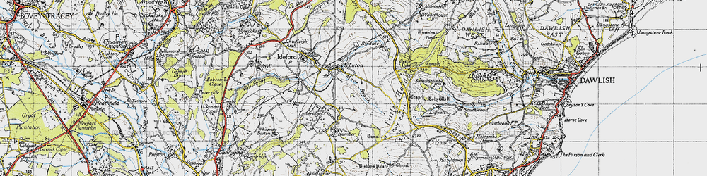 Old map of Luton in 1946