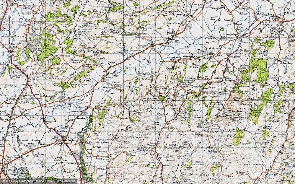 Old Map of Lyde, 1947 in 1947