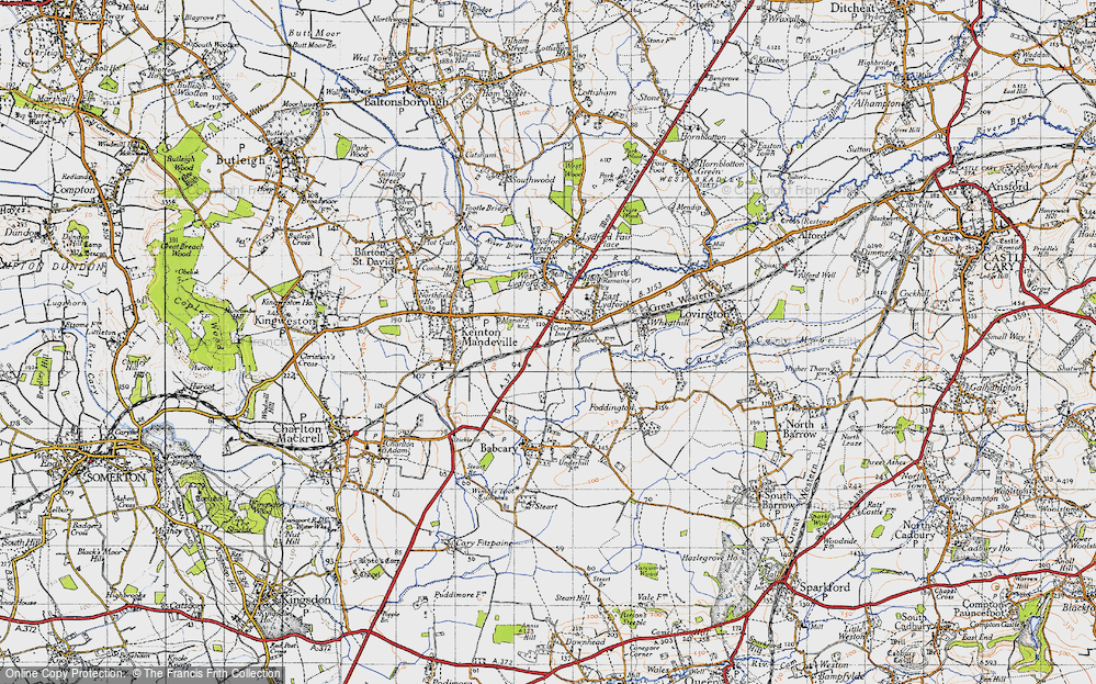 Lydford-on-Fosse, 1945