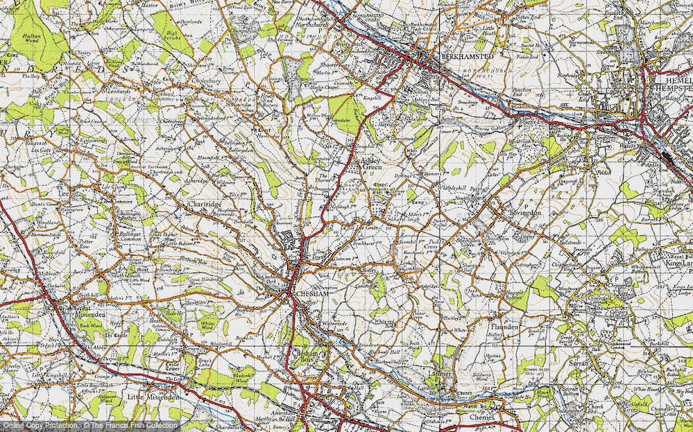 Old Map of Lye Green, 1946 in 1946