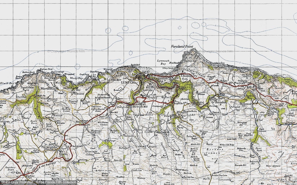Old Map of Lynbridge, 1946 in 1946