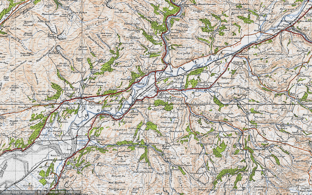 Old Map of Machynlleth, 1947 in 1947
