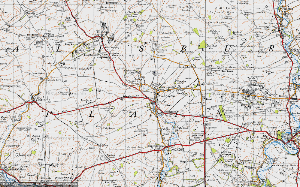 Old Map of Maddington, 1940 in 1940