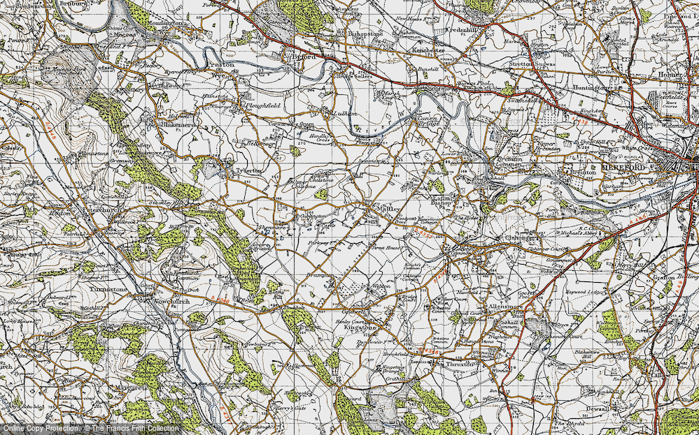 Old Map of Madley, 1947 in 1947