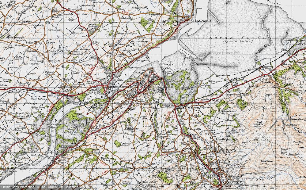 Old Map of Maesgeirchen, 1947 in 1947