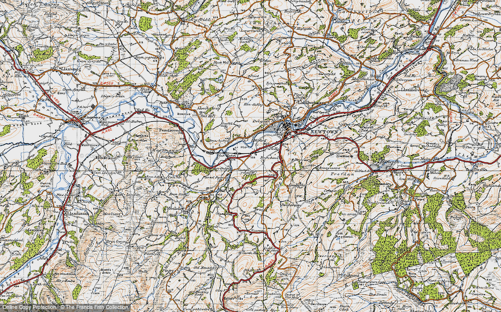 Old Map of Maesyrhandir, 1947 in 1947