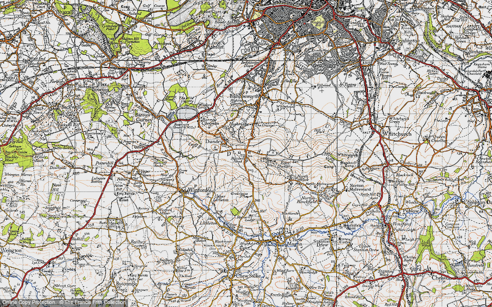 Old Map of Maiden Head, 1946 in 1946