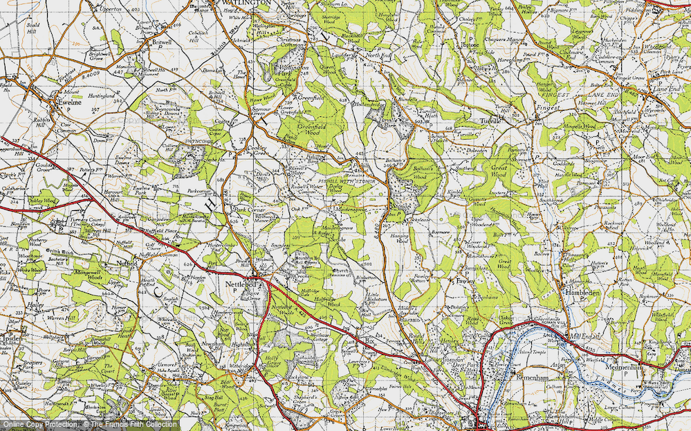 Old Map of Maidensgrove, 1947 in 1947