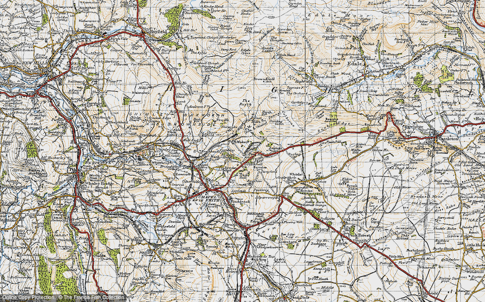 Old Map of Malcoff, 1947 in 1947