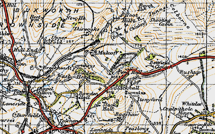 Old map of Malcoff in 1947