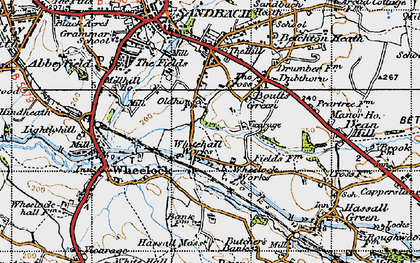 Old map of Malkin's Bank in 1947