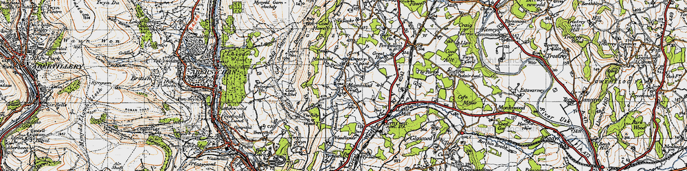Old map of Mamhilad in 1946