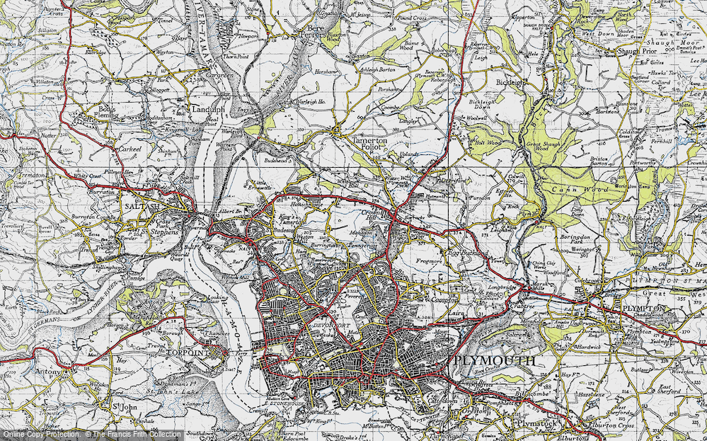 Old Maps of Manadon, Devon - Francis Frith