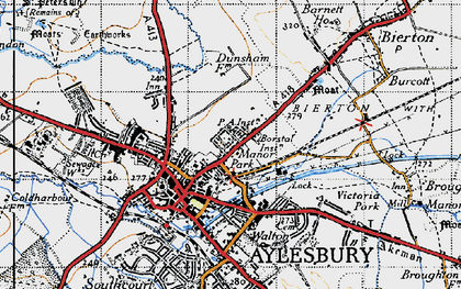 Old map of Manor Park in 1946