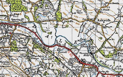 Old map of Manor Park in 1947