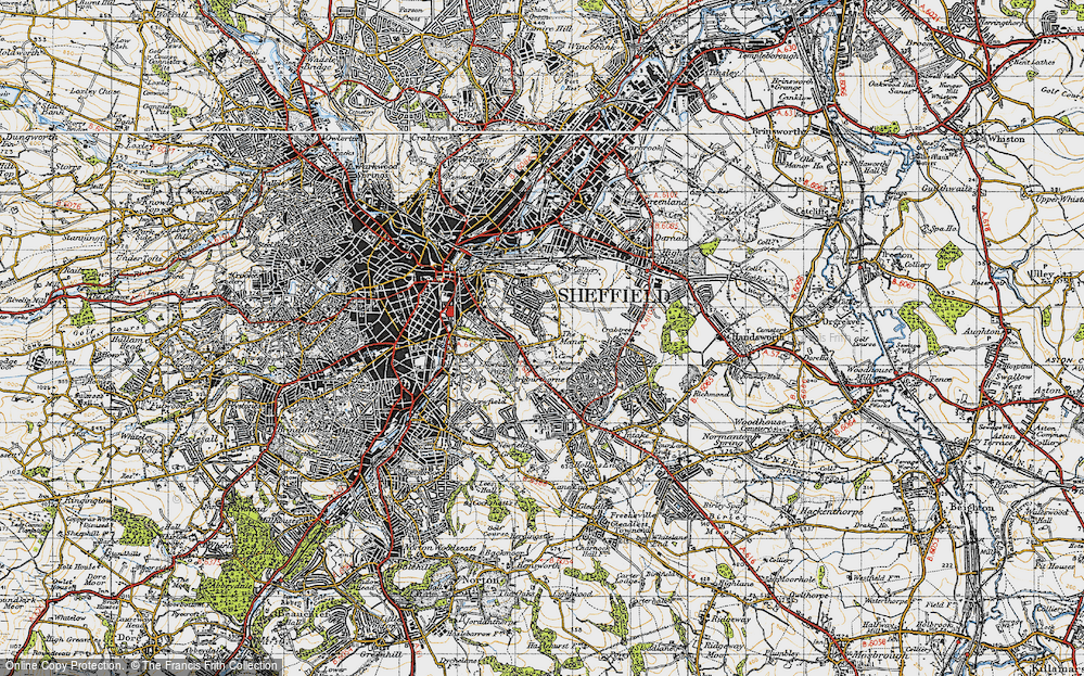 Old Map of Manor Park, 1947 in 1947