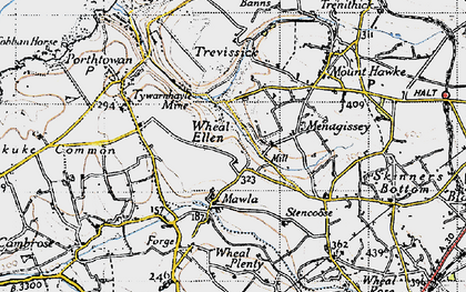 Old map of Manor Parsley in 1946